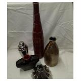Group of Decorative Vases 21" to 7" tall