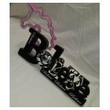 Believe Sign & Neon Unicorn , works takes