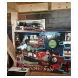 Group of 2. Christmas 34pc Train Set with 20 feet