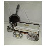 Group of 7 items,  Ultra Bracelet marked 925 see