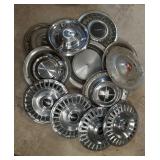 Large Group of Vintage Hub Caps , PMD 14" x4,