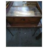Wood Display case.  Approximately 1