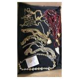 Flat of assorted jewelry