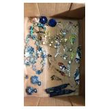 Flat of assorted jewelry