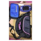 Gameboy Advance, carrying case, & Nintendo Fanny