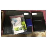 Travel lot. Garmin Geko 201, CD binders, empty