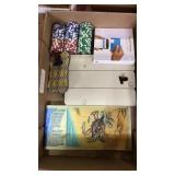 Flat of wall decor & Vegas chips new