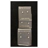 4 pair sterling stud earrings