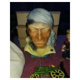 Pirates head vase. Marked Royal Copley.