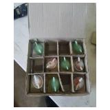 Group of 8 mini hens on nests