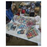 Large group of comics