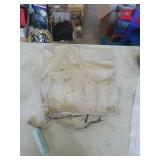 Large cloth money bag with drawstrings