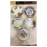 5 decorative plates all marked