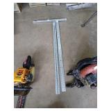 Johnson drywall square, and a 
Wal-Board drywall