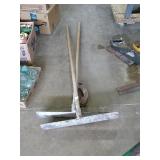 Masonary tools, and pipe bender.