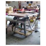 Craftsman table saw. Conveniently, this table is