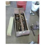 Cool wood toolbox with asst. tools