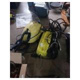 Pair of small pressure washers