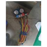 Torch hose and gauge