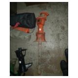 Orange water pump handle broke