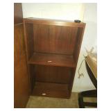 Dark wood shelf. Measures about 4ft x 2ft 3in