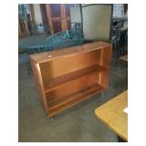 Small wood shelf. Measures about 30in tall and