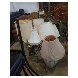Group of 7 lamps
