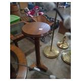 Wood plant stand..measures about 28in tall
