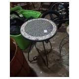 Metal plant stand. Measures about 23 in tall