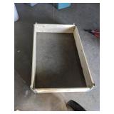 4 raised flower beds