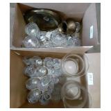2 Boxes of Vintage Glasses, Sherbert serving