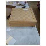 A handy Checkers/Chinese Checkers wood box