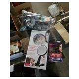 Group of light, mirror and hair color