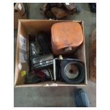 Group of car lights, tank,