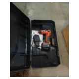 Black and decker drill in dewalt case