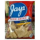 You get a case of 18 bags of original Jay