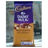 You get 6 roast almond Cadbury candybars