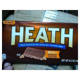 You get 4 giant 6.5oz heath bars