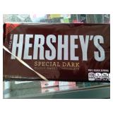 You get 4 giant 6.8oz Hershey special dark bars