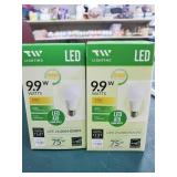 You get 10 led lightbulbs for 1 money. 75 watt