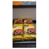 4 package of BAUDUCCO CHOCOLATE COOKIES. FOUR