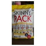 3 large bags SKINNY POP WHITE CHEDDAR POPCORN. 6