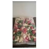 4.5 pound bag GUMMI SNOWMAN AND TREES WITH SNOW