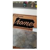 DOOR MAT BY TRAFFIC MASTER. 18" X  30" COIR MAT.