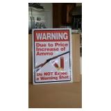 WARNING. DUE TO PRICE INCREASE OF AMMO DO NOT