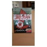 TEXACO. SKY CHIEF. GASOLINE. 
New Metal Sign.