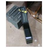 Modern Ammo boxes x 4