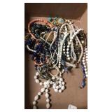 Flat of misc jewelry