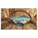 Roseville planter 10 inches wide. Damaged