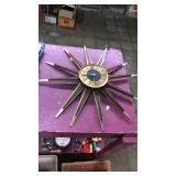 Welby starburst clock